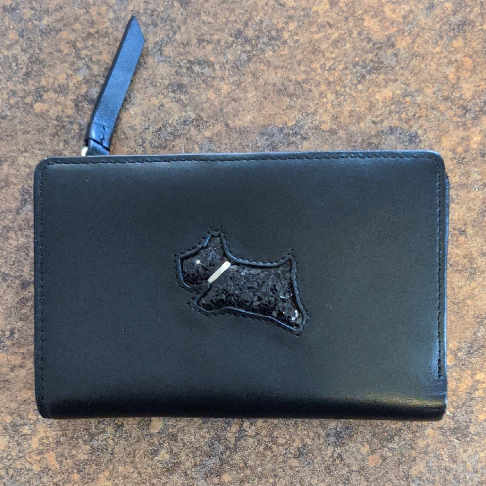 RADLEY LONDON Black Wallet with Dog Motif